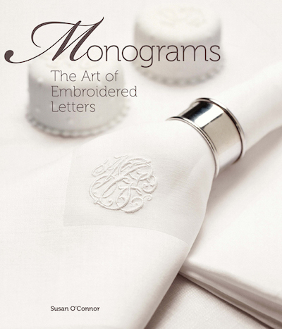 monograms art of embroidered letters