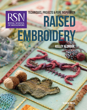 livre de stumpwork RSN Raised Embroidery Kelley Aldridge
